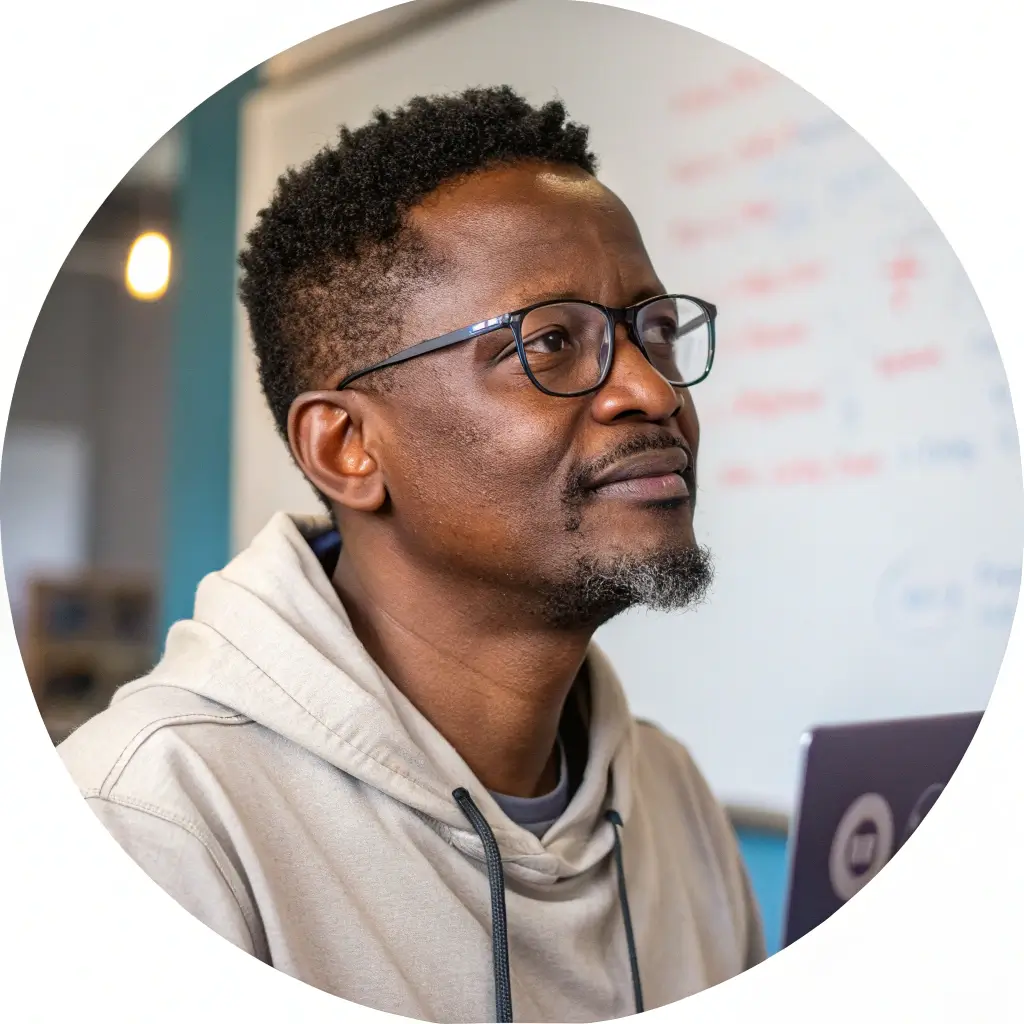 Client testimonial for education platform